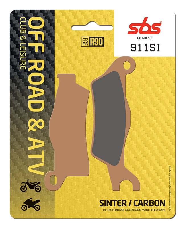 SBS brake pads KH618 OFF-ROAD racing sinteredcolour gold CAN-AM outlander 800 / 1000 12-, renegade 1000 12-, left front (911SI)